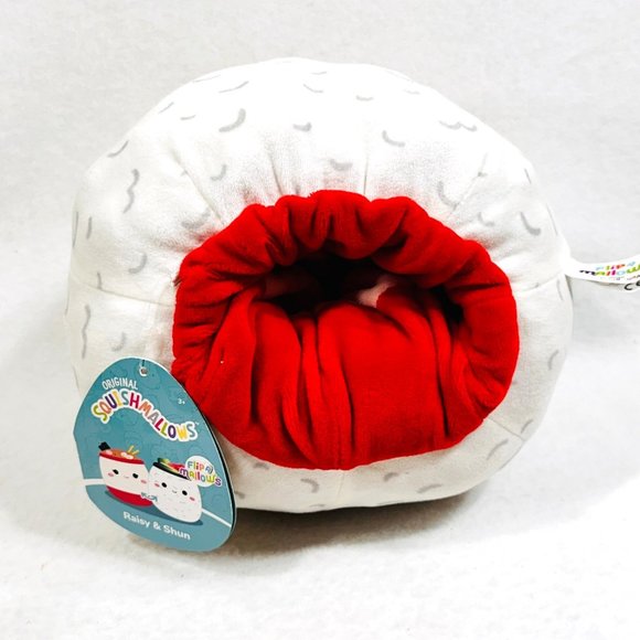 Raisy & Shun Flip a Mallows by Squismallows - Ramen & Sushi roll Plush Toy - Picture 13 of 15